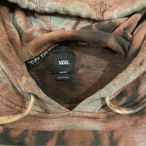 Custom Bleach-Dyed Vans Hoodie - Picture 4 of 4